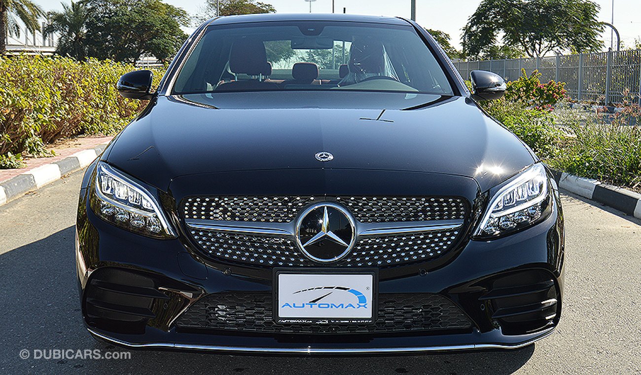 مرسيدس بنز C 300 2019 AMG, 2.0L I-4 Turbo, GCC, 0km with 3 Years or 100,000km Warranty