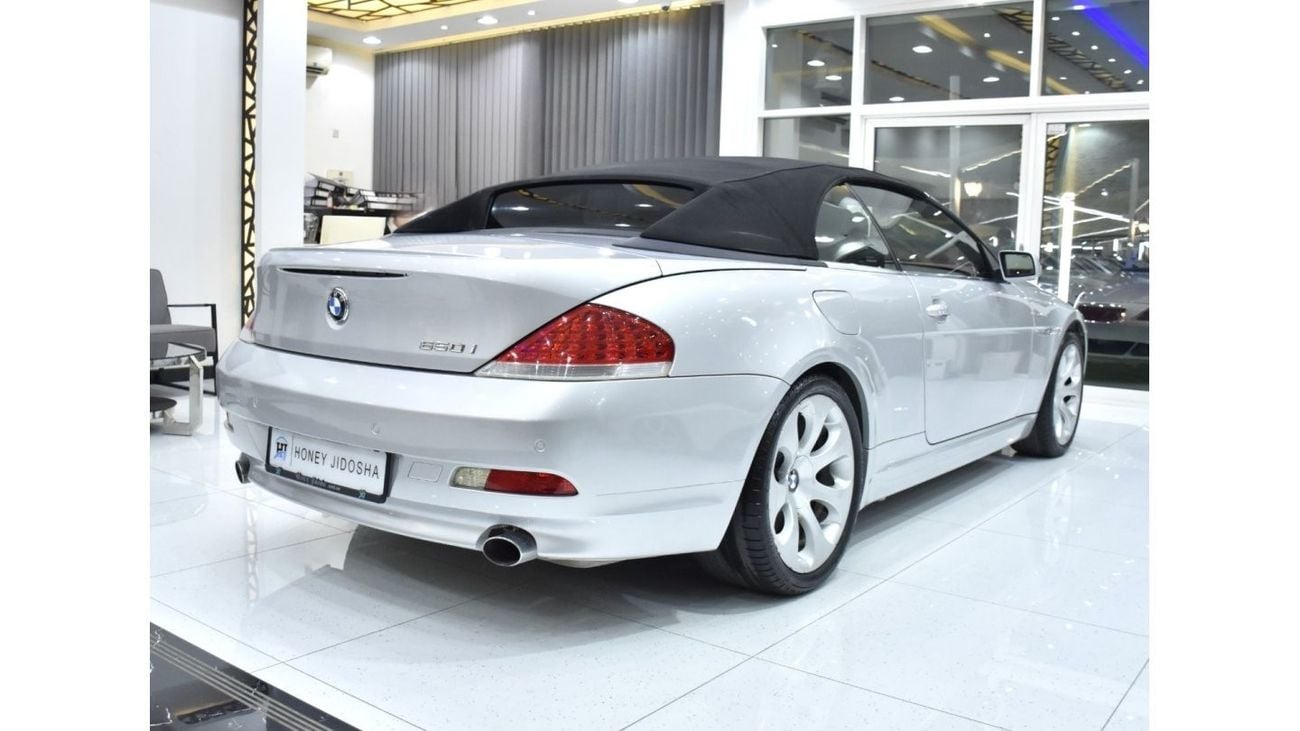BMW 650i EXCELLENT DEAL for our BMW 650i Convertible ( 2006 Model ) in Silver Color GCC Specs