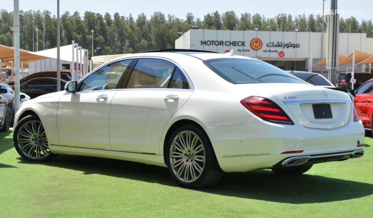 مرسيدس بنز S 450 Mercedes-Benz S450 V6 2019/FullOption/Panaromic Roof/Luxury/Low Miles/Very Good Condition