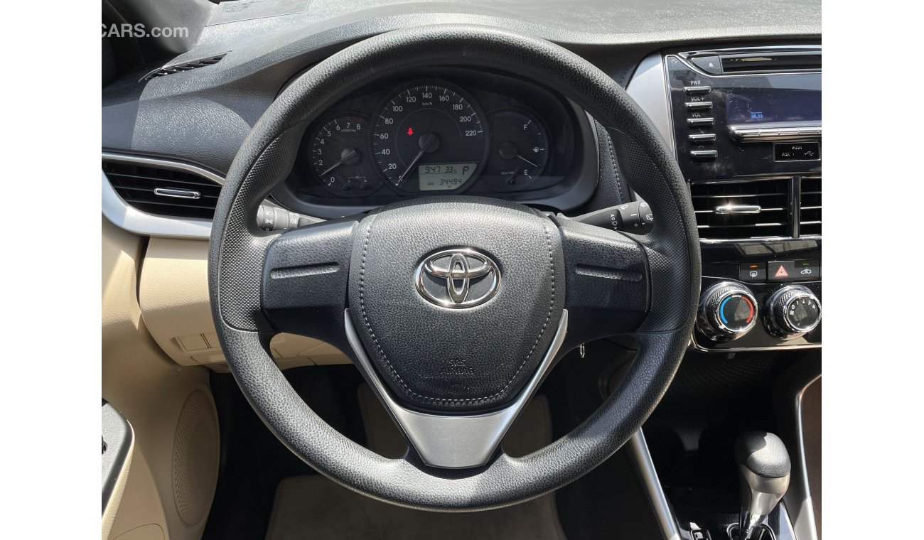 Toyota Yaris 1.3L | SE|  GCC | EXCELLENT CONDITION | FREE 2 YEAR WARRANTY | FREE REGISTRATION | 1 YEAR FREE INSUR