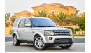 Land Rover LR4 HSE - Agency Warranty! Excellent SUV - Fully Loaded! Only AED 2,135 Per Month! - 0% DP