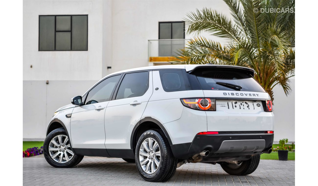 Land Rover Discovery Sport - 2015 - Under Agency Warranty - AED 2,134 P.M - 0% DOWNPAYMENT