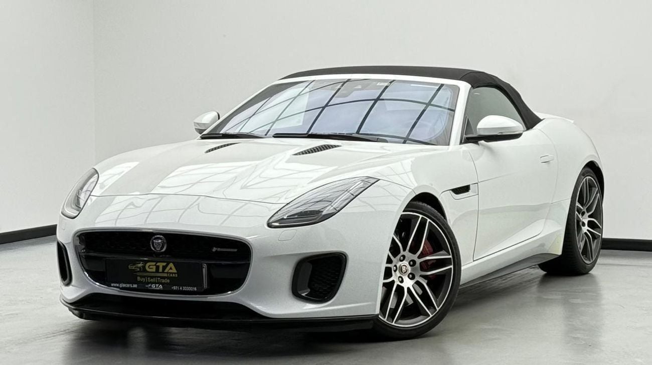 Jaguar F Type R-Dynamic 3.0L (380 HP) Convertible 2018 Jaguar F-Type R-Dynamic, 2027 Jaguar Service Pack, Fully Lo