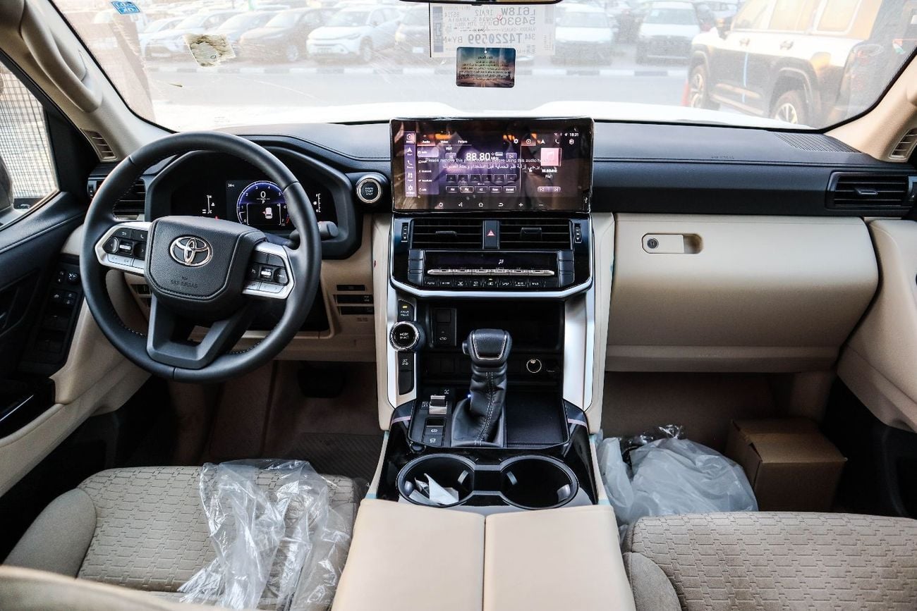 تويوتا لاند كروزر Toyota Land Cruiser GXR 3.5L 2026 4WD SUV (L2, Black exterior, Beige interior):