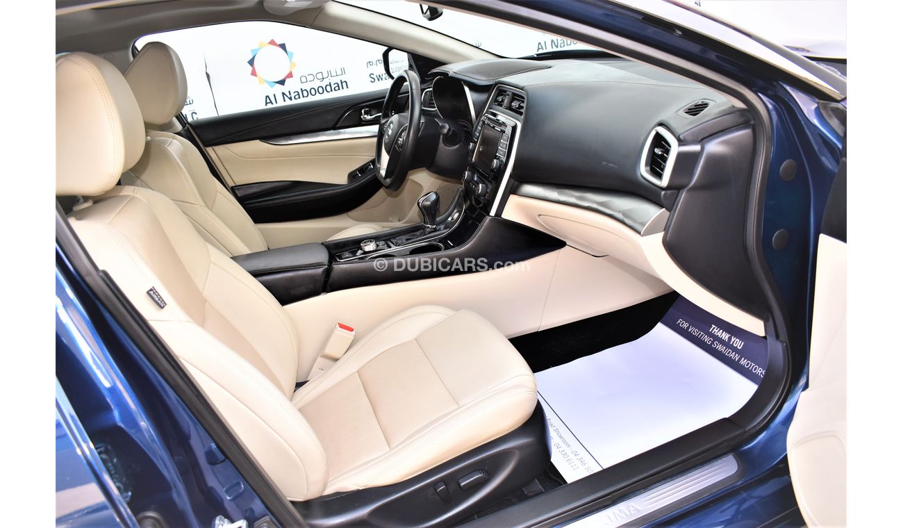 Nissan Maxima | AED 2250 PM | 0% DP | 3.5 SV GCC DEALER WARRANTY