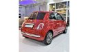 Fiat 500 ONLY 52,000KM!! FIAT 500 ( 2016 Model ) in Red Color! GCC Specs