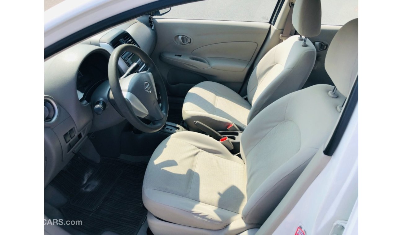 Nissan Sunny model 2016 GCC car perfect condition inside and outside