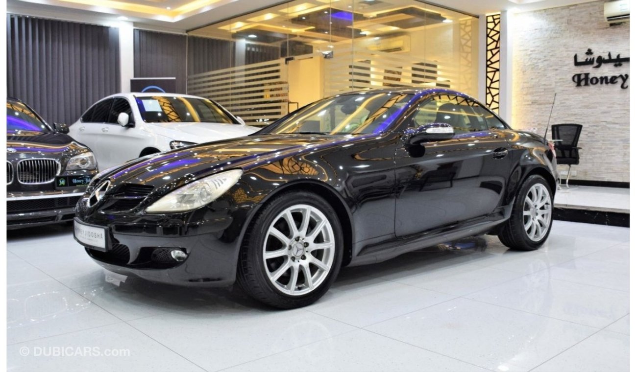 Mercedes-Benz SLK 280 EXCELLENT DEAL for our Mercedes Benz SLK 280 CONVERTIBLE ( 2007 Model ) in Black Color GCC Specs