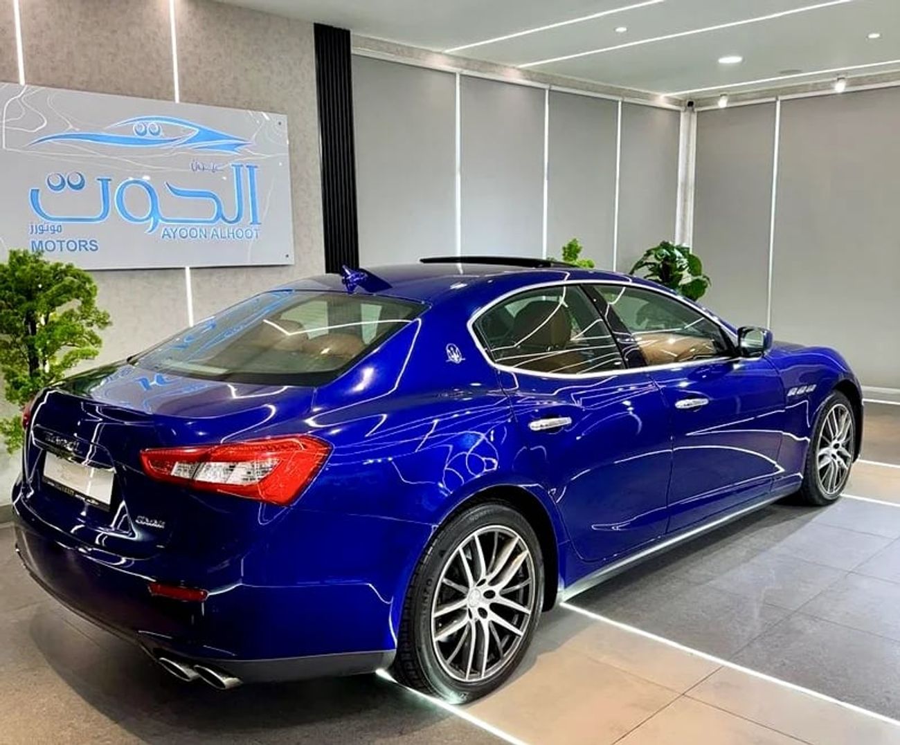 Maserati Ghibli S 3.0L AMAZING BLUE COLOR SQ4 V6 || GCC || FREE ACCIDENT || HIGHEST CATEGORY || LOW MILEAGE