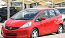 Honda Jazz RED 2014 GCC NO ACCIDENT NO PAINT PERFECT