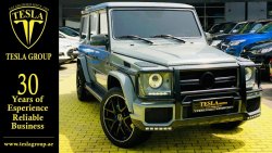 Mercedes-Benz G 63 AMG ///AMG / ORIGINAL BRABUS KIT WITH EXHAUST SYSTEM / GCC / 2013 / WARRANTY / ONLY 3022 DHS MONTHLY