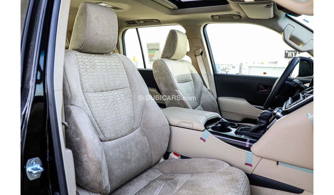 Toyota Land Cruiser 2022 Toyota LC300 3.3 Twin Turbo GXR 20" Alloy Diesel AT - Black inside beige