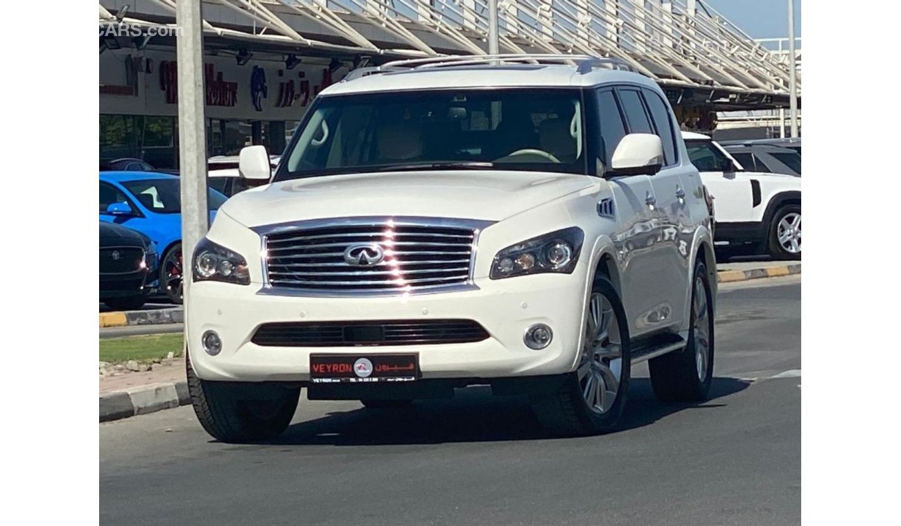 Infiniti QX80 = FREE REGISTRATION = LOW MILAGE  = WARRANTY = GCC SPECS = 2 KEYS