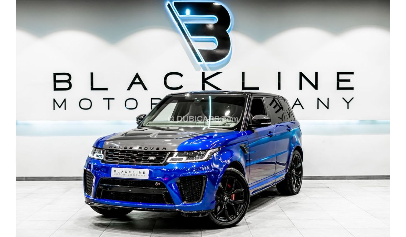 Land Rover Range Rover Sport 2019 Range Rover Sport SVR Carbon Edition, Land Rover Warranty + Service, Low KMs, GCC