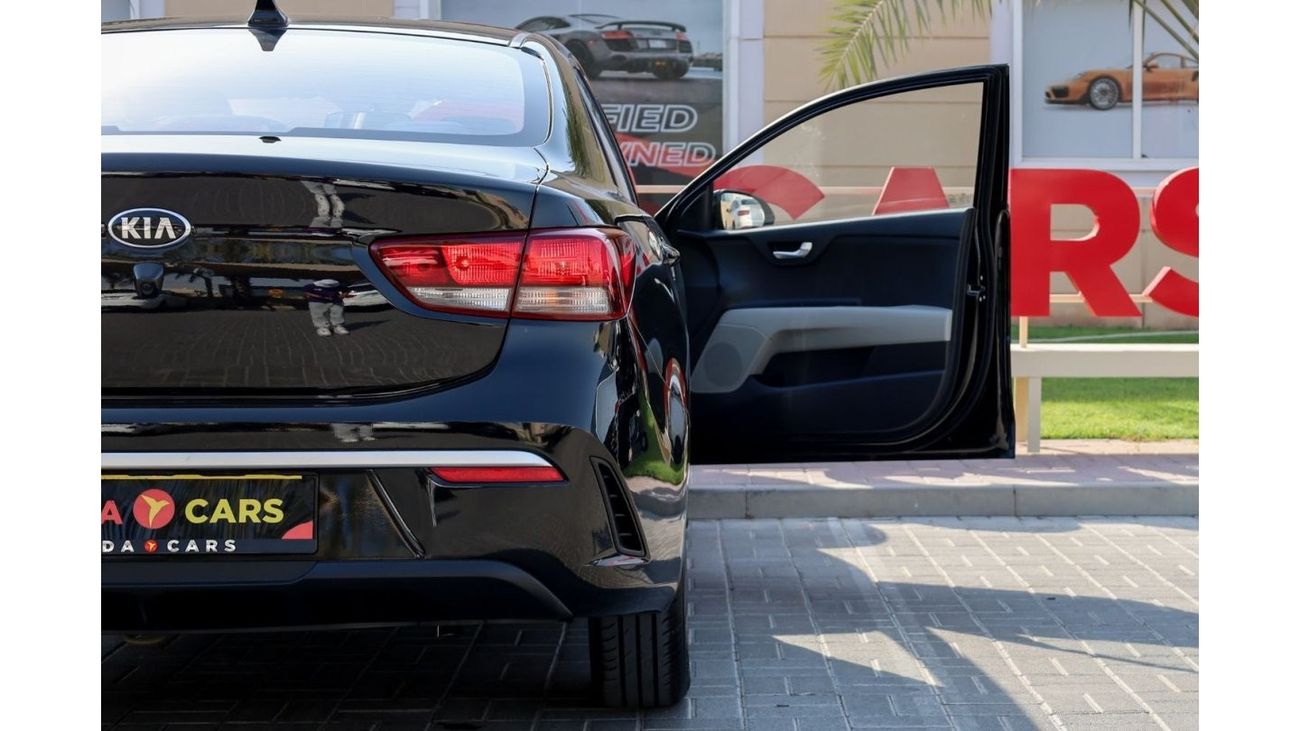 كيا ريو Kia Rio 2021 GCC under Agency Warranty with Flexible Down-Payment/ Flood Free.