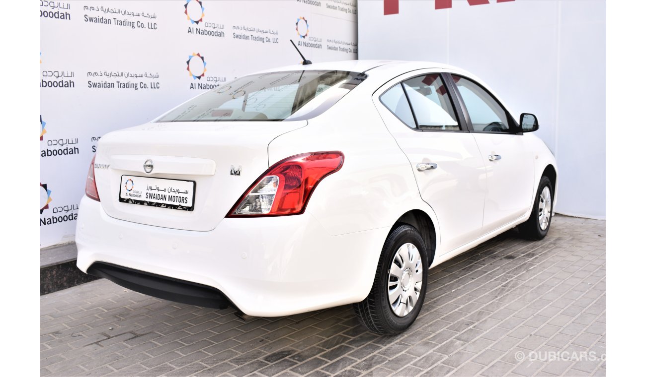 Nissan Sunny 1.5L SV 2019 GCC WITH DEALER WARRANTY FREE INSURANCE