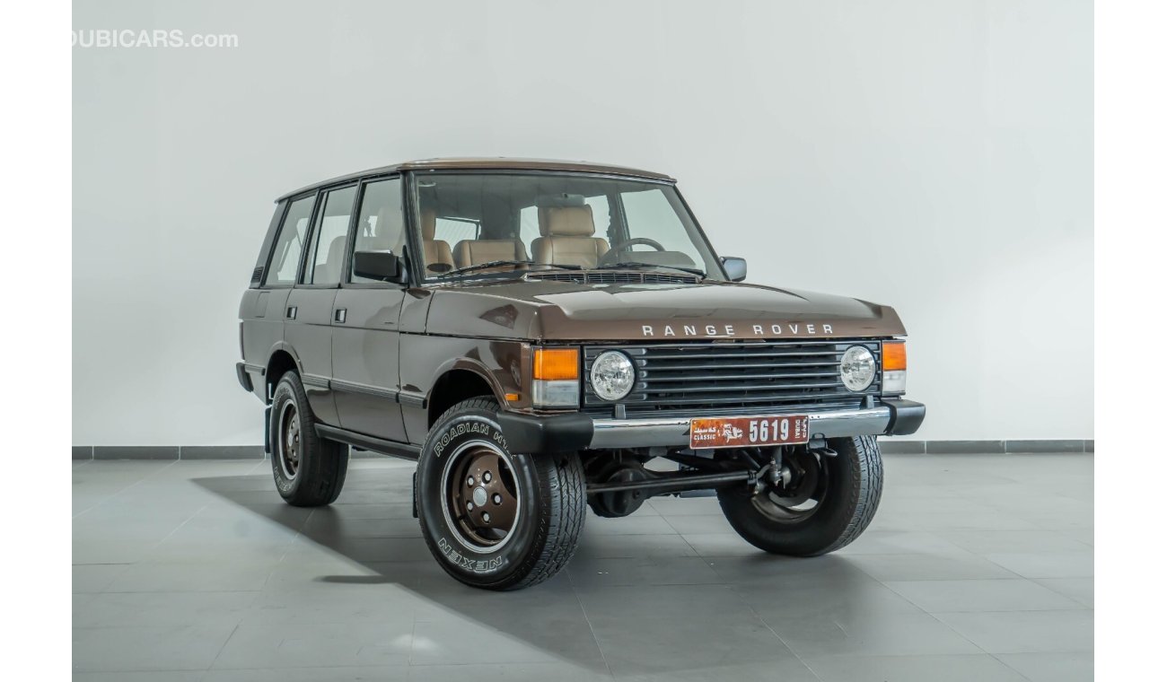 لاند روفر رانج روفر فوج إس إي سوبرتشارج 1988 Range Rover Vogue SE 3.5L V8 Fuel Injection / British Motor Industry Heritage Trust Certified M