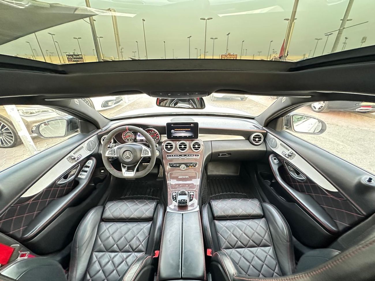 مرسيدس بنز C 63 S Mercedes C63 S AMG_2015_Gulf in excellent condition, no problems