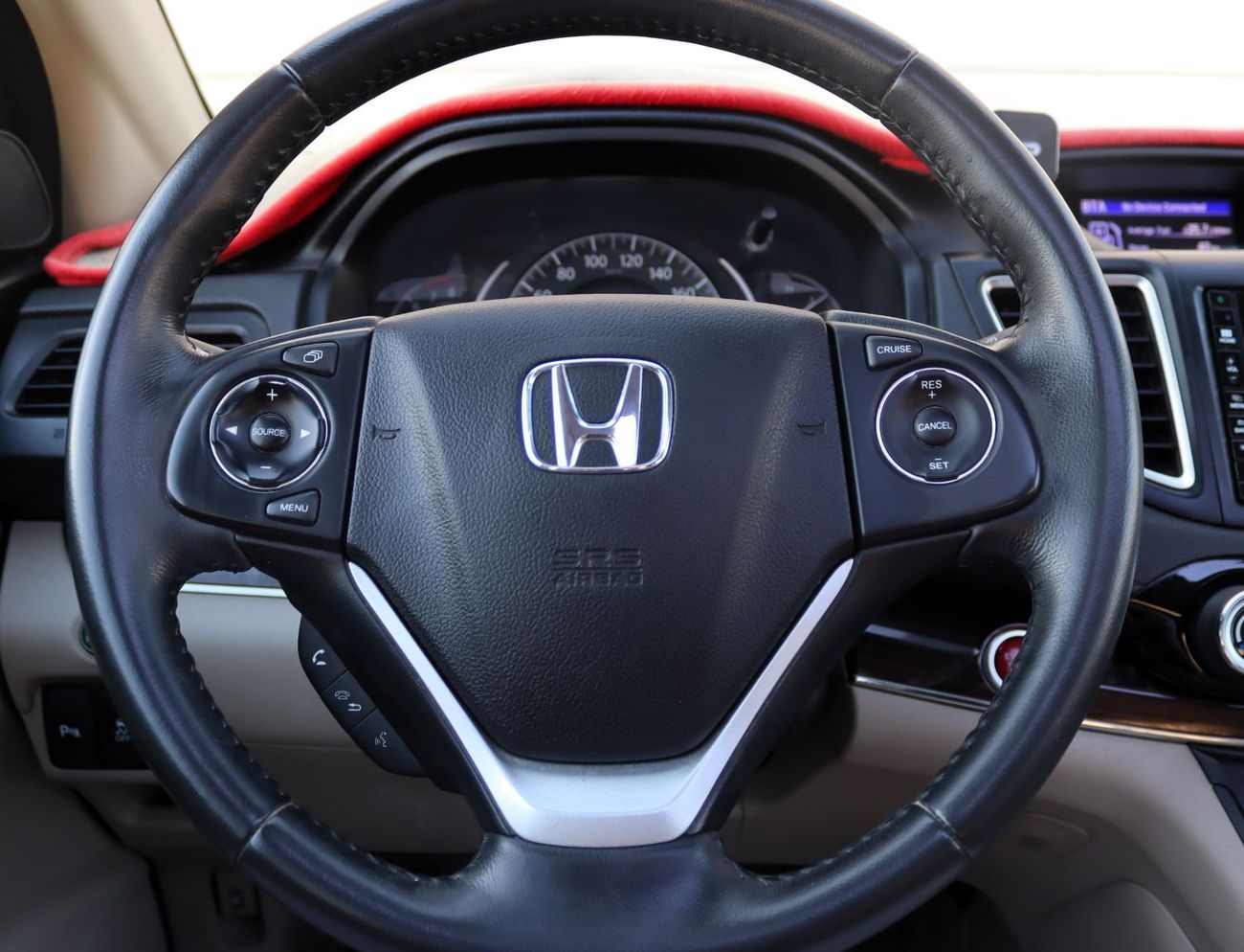 هوندا سي آر في LX خالية من الحوادث - خليجي - فتحة سقف - بحالة الوكالة من الداخل والخارج