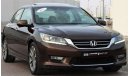 Honda Accord 3.5 L - V6 - FULL OPTION - GCC - ACCIDENTS FREE - FULL OPTION - CAR IS IN PERFECT CONDITION INSIDE O