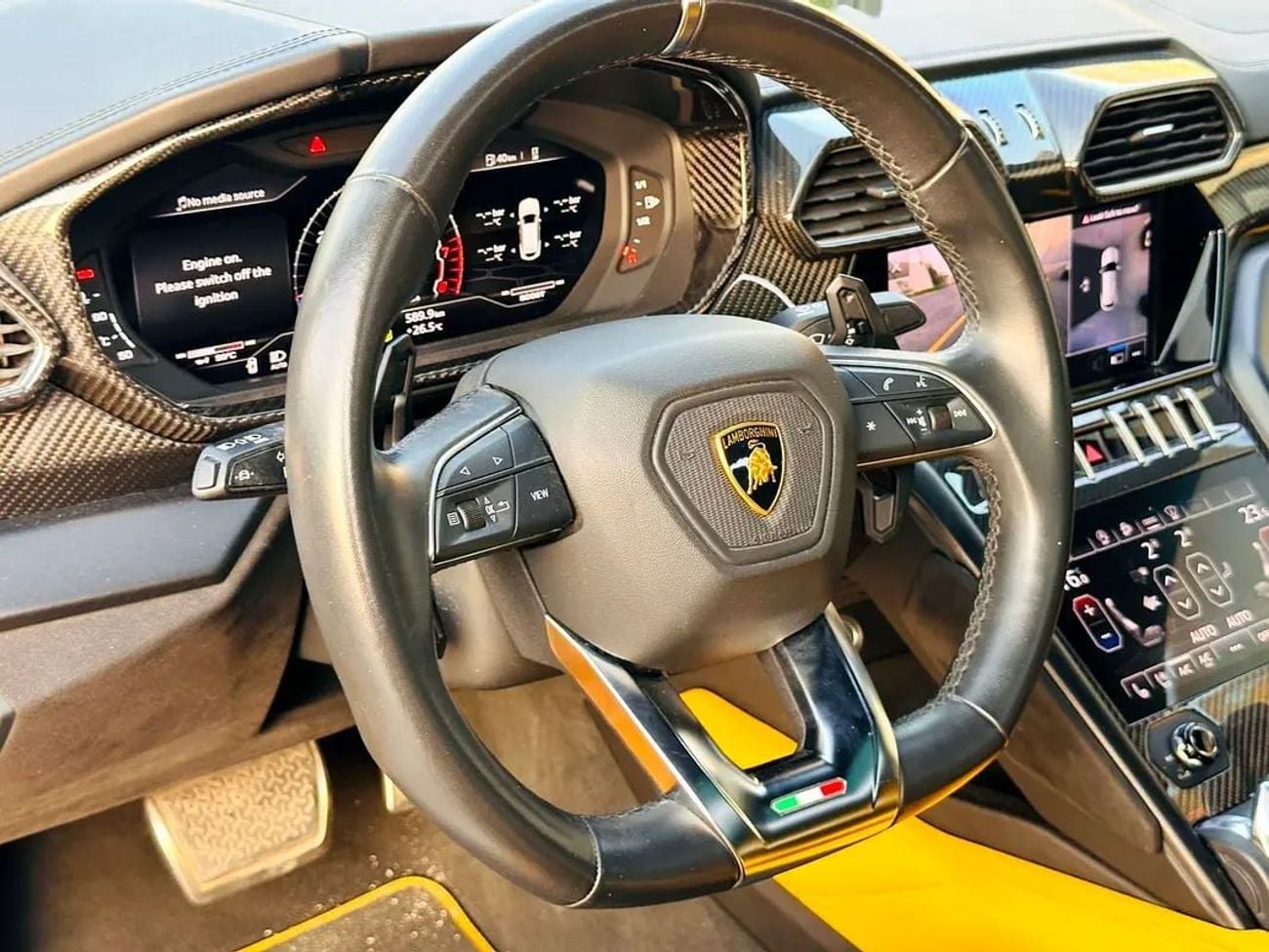 Lamborghini Urus AED 12,800 P.M. | 0% DP | LAMBORGHINI URUS | UNDER WARRANTY TILL FEB 2027 | GCC