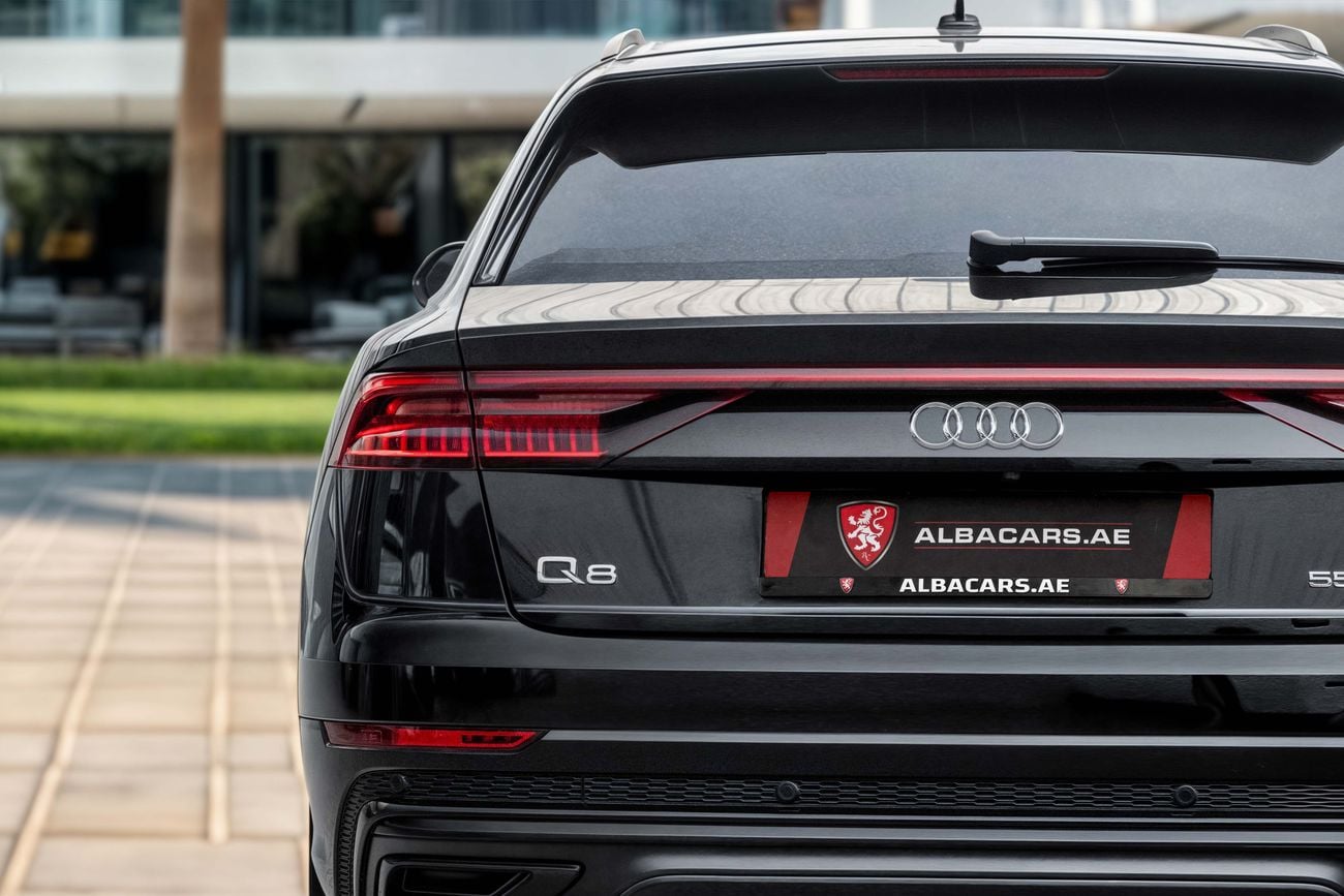 أودي Q8 Q8 55TFSI | 3,525 P.M | 0% Downpayment | 55TFSI | S-LINE | IMMACULATE
