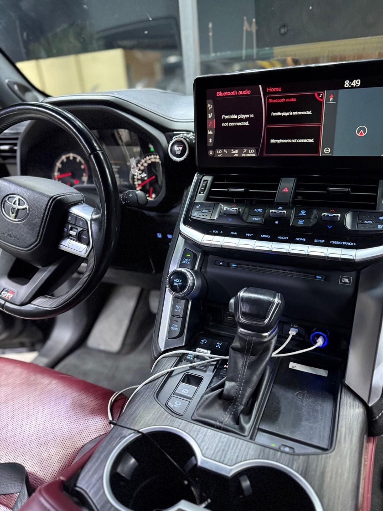 تويوتا لاند كروزر 2022 Model GR Sports Full Option Red and Black Interior Very Clean and Perfect Condition