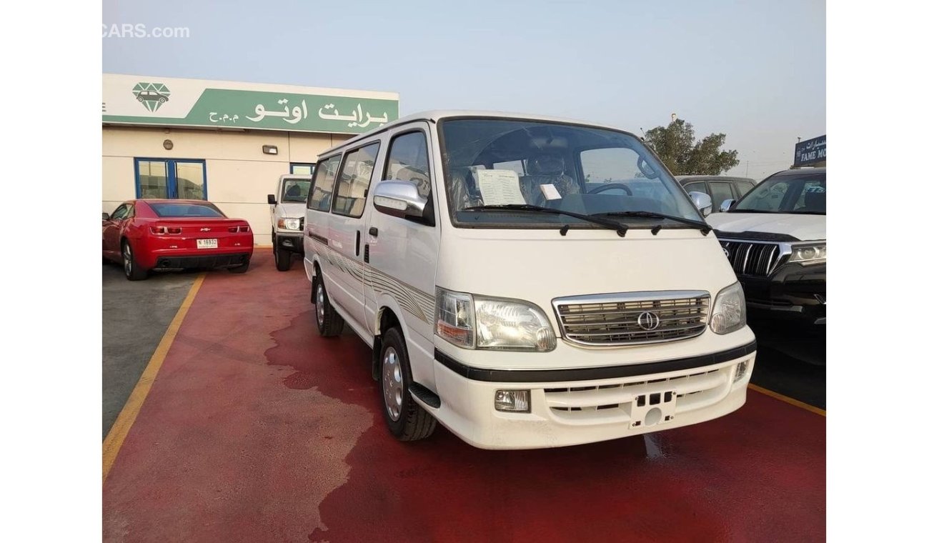 Jincheng Hiace Mini Bus Hi-Ace 2.0L Engine Petrol, 15 Seats, Manual Options, Manual Speed 15'' Steel Wheels, With R