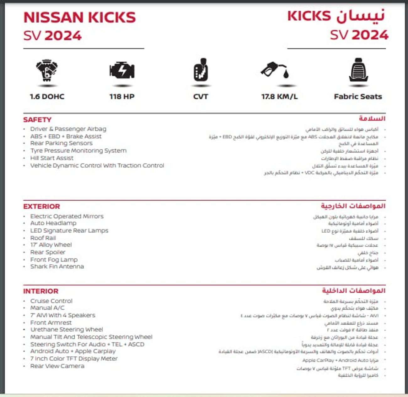 Nissan Kicks SV 1.6 | Zero Down Payment | Free Home Test Drive