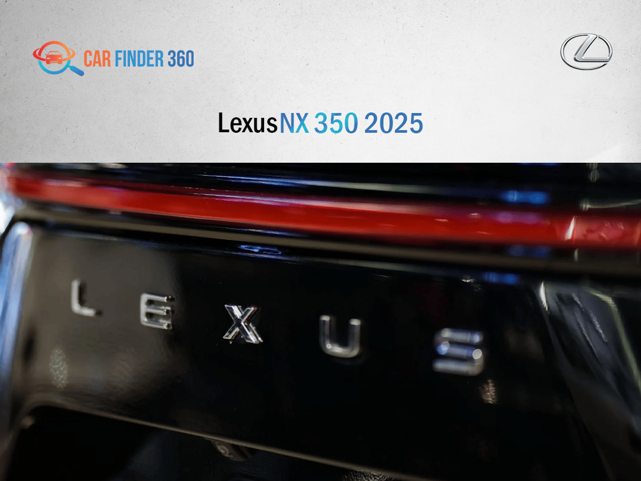 Lexus NX350 Lexus NX 350 2025 (Export Only)