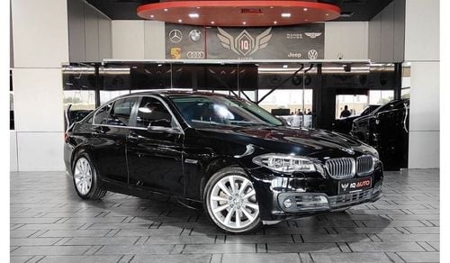 BMW 528i AED 1,800 P.M | 2015 BMW 5 SERIES 528i 2.0L | EXCLUSIVE | SUNROOF | HUD | GCC