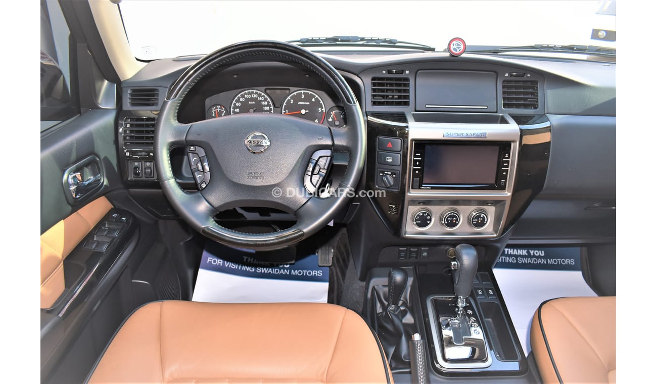 Nissan Patrol Super Safari 4.8L VTC V6 4WD 2021 GCC SPECS LOW MILEAGE