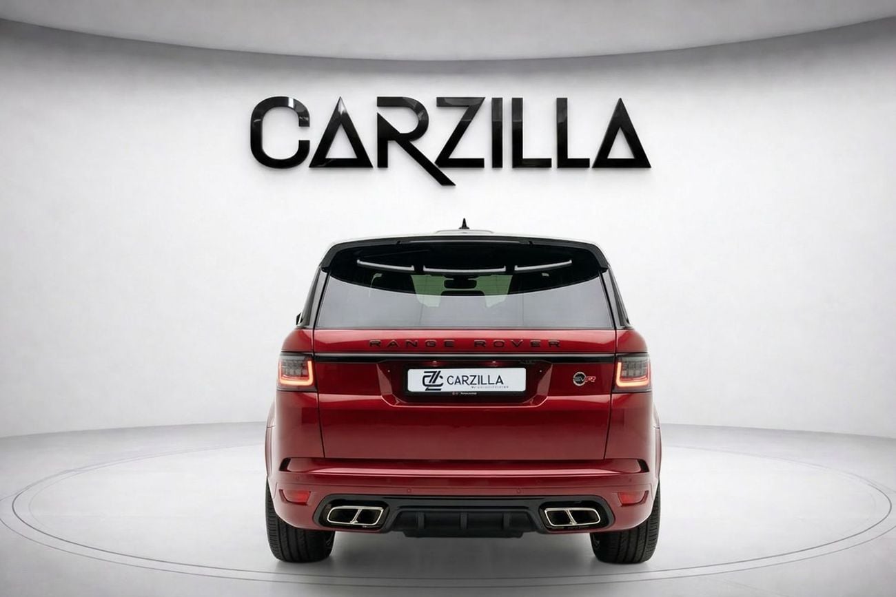 Land Rover Range Rover Sport SVR AED 4,504 P.M | 0% Down Payment | Supercharged | High Performance SUV