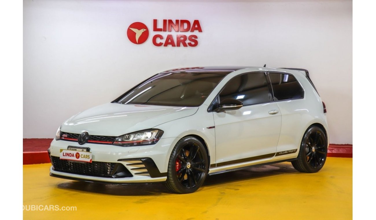 Volkswagen Golf Volkswagen GTI Clubsport 2017 GCC under Agency Warranty with Zero Down-Payment.