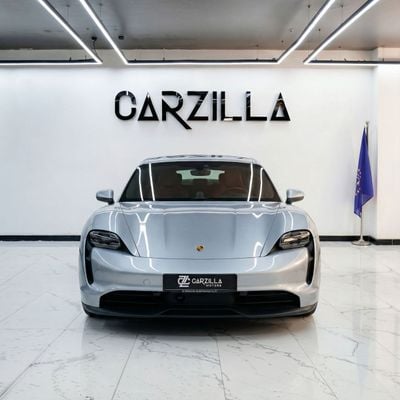 Porsche Taycan Base AED 4,896/ Monthly | 0% Down Payment | Porsche Taycan 2021 | Silver Exterior
