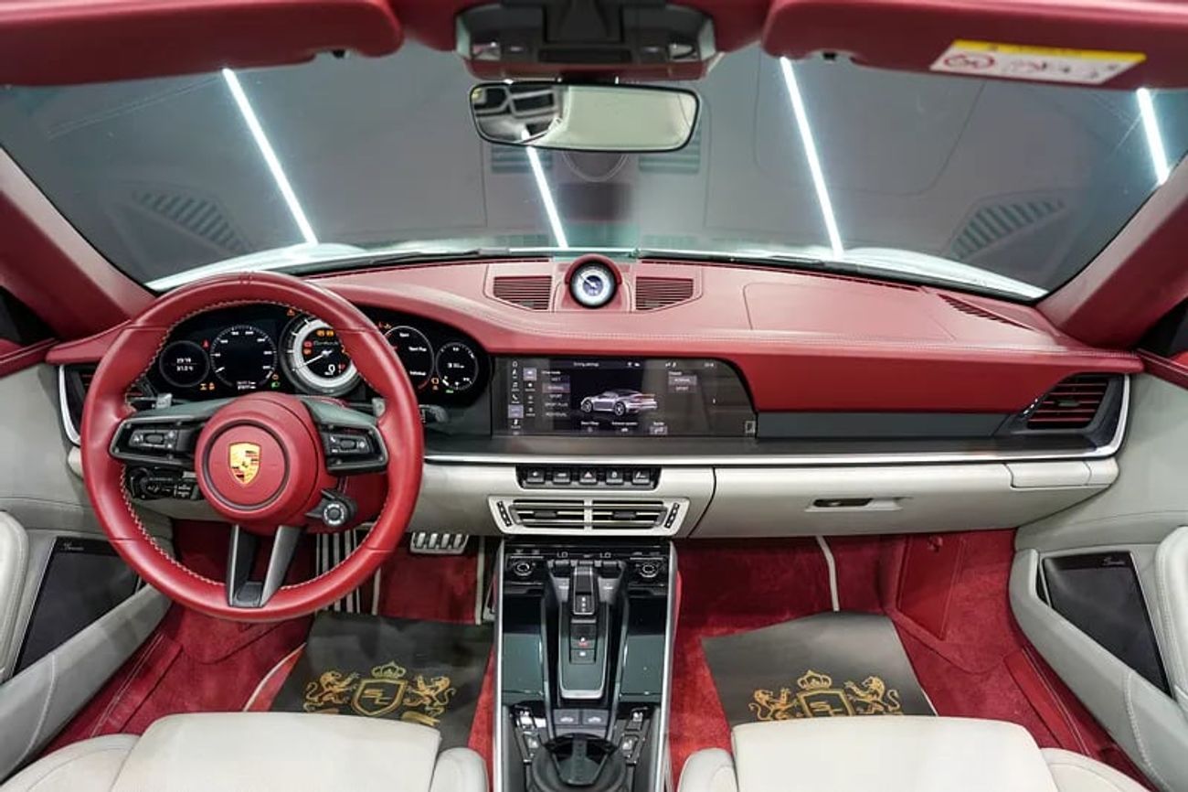 Porsche 911 Turbo S 3.8L (640 HP) Convertible Cabriolet, Exclusive Manufaktur Interior, Ceramic Brakes, Dealer W