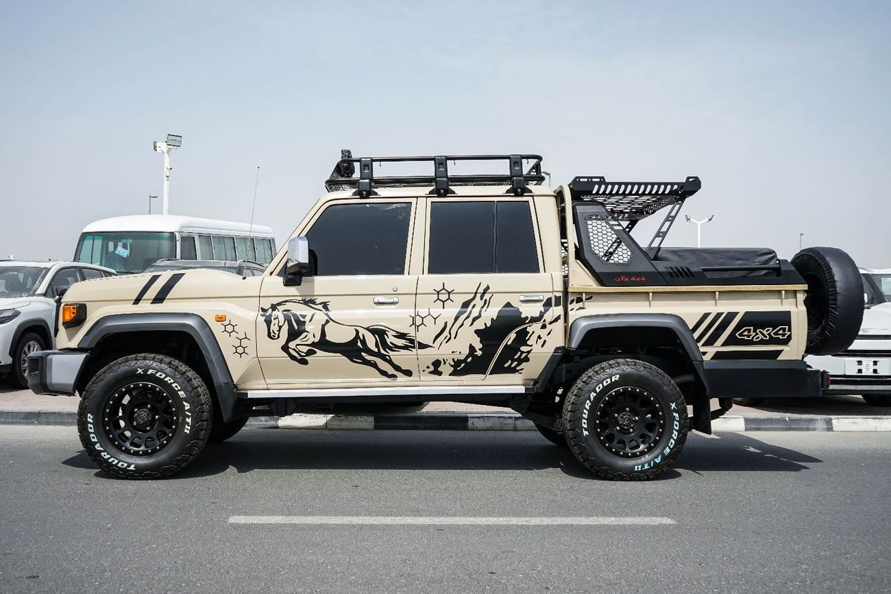 تويوتا لاند كروزر بيك آب The Toyota Land Cruiser Pickup (specifically the 70 Series/LC79) is a legendary, heavy-duty 4x4, ren