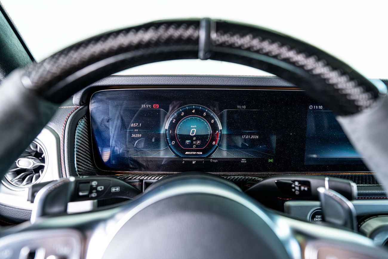 Mercedes-Benz G 63 AMG 4MATIC SUV Night Package II-Carbon Fiber Package-Low Mileage-Under Warranty Until 2027