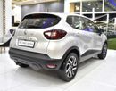 رينو كابتور EXCELLENT DEAL for our Renault Captur ( 2019 Model ) in Silver Color GCC Specs