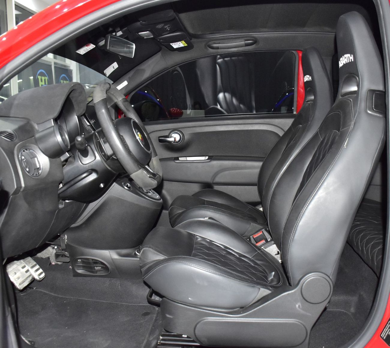 Abarth 695 EXCELLENT DEAL for our Abarth 695 Turismo Cabrio ( 2023 Model ) in Red Color GCC Specs