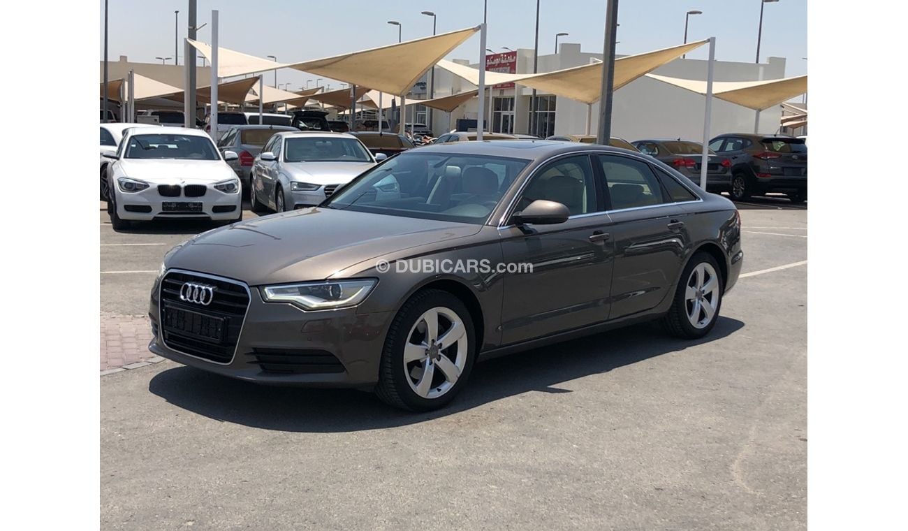 أودي A6 موديل 2014 خليجي حاله ممتازه من الداخل والخارج فل مواصفات مالك واحد من الوكاله 2مفتاح  فتحه سقف وكرا