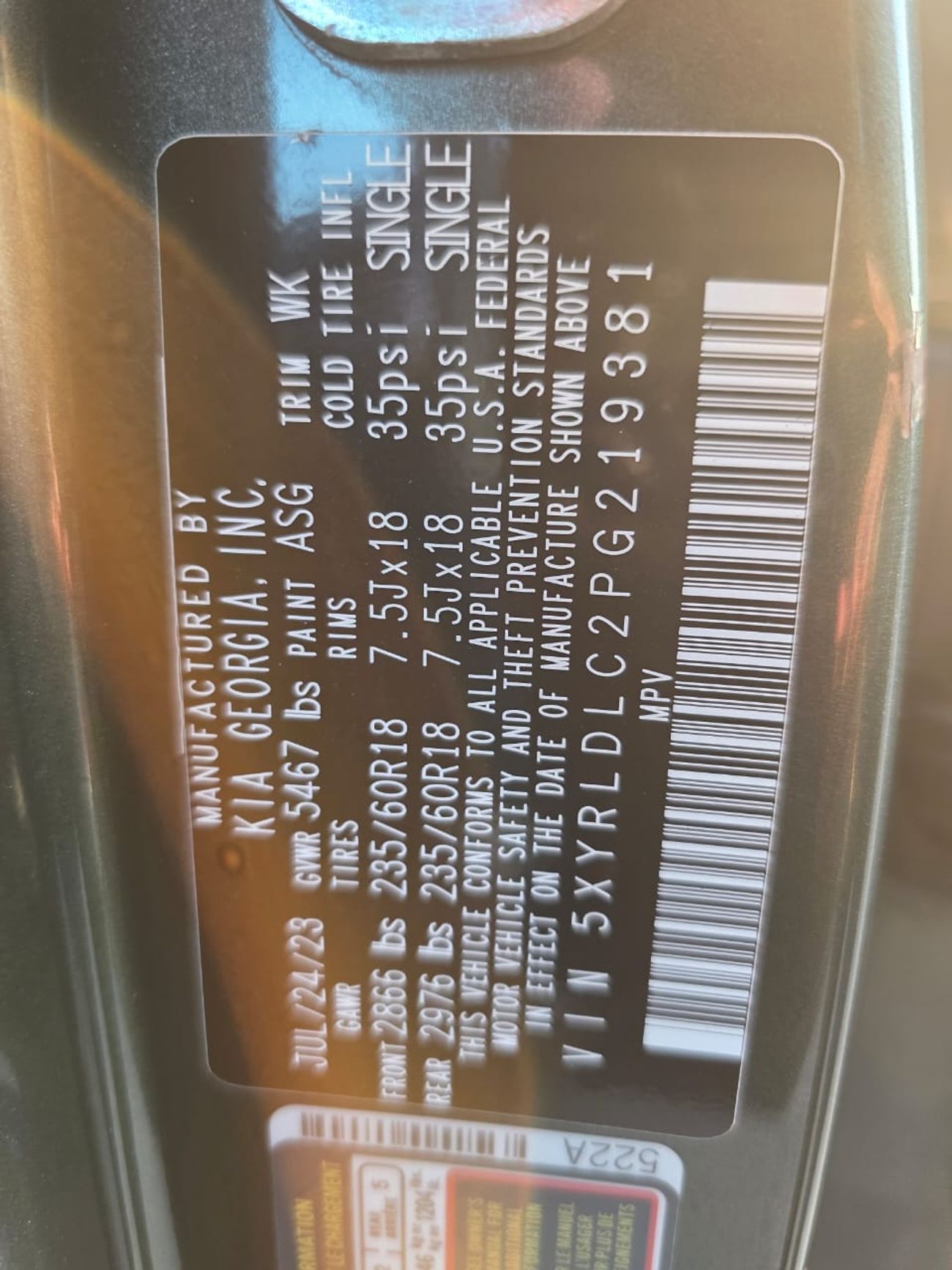 كيا سورينتو 2.5 X-Line (AWD)