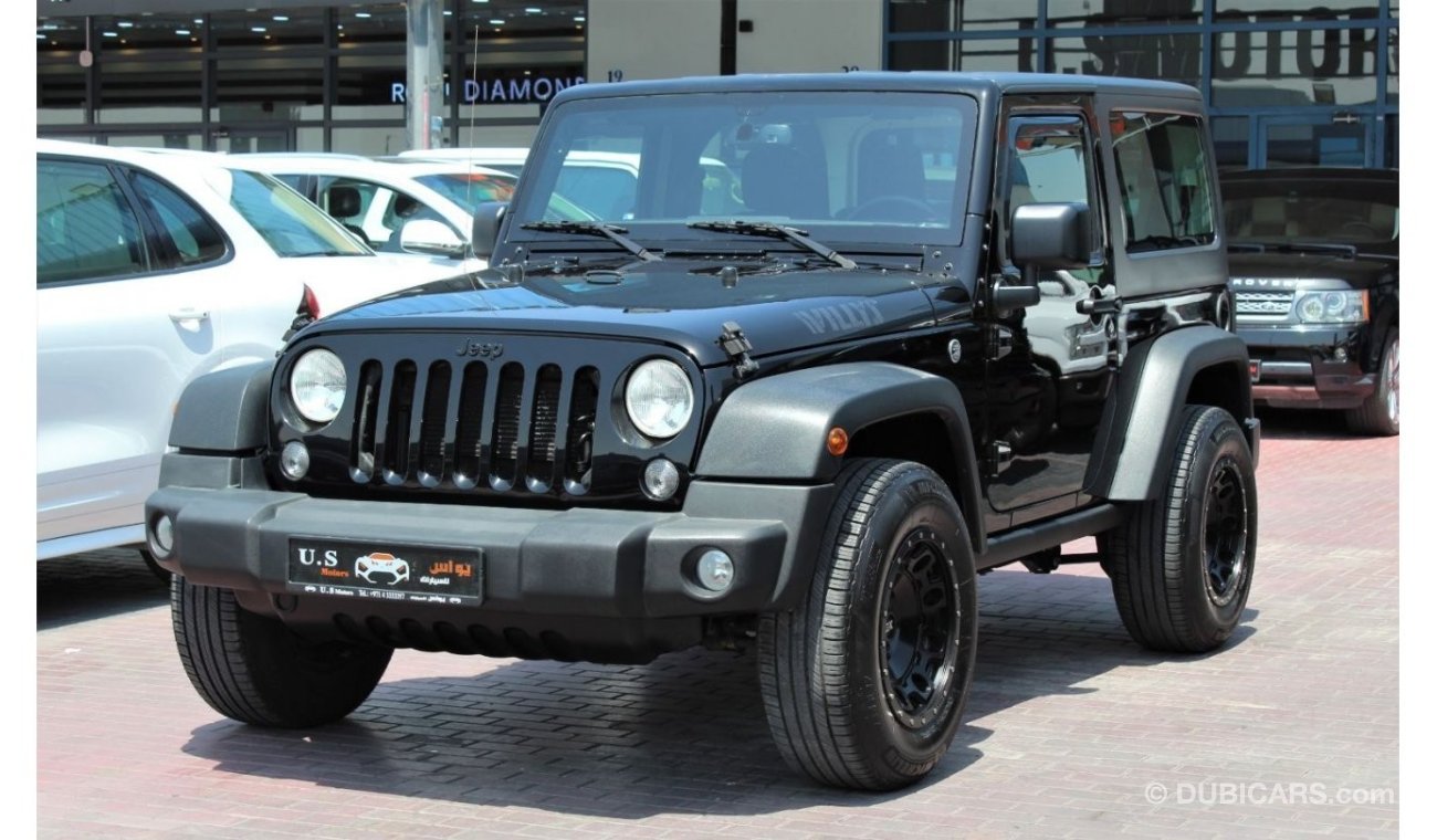 Jeep Wrangler Willys Wheeler Willys Wheeler SPORT WILLYS 2017 GCC SINGLE OWNER IN MINT CONDITION