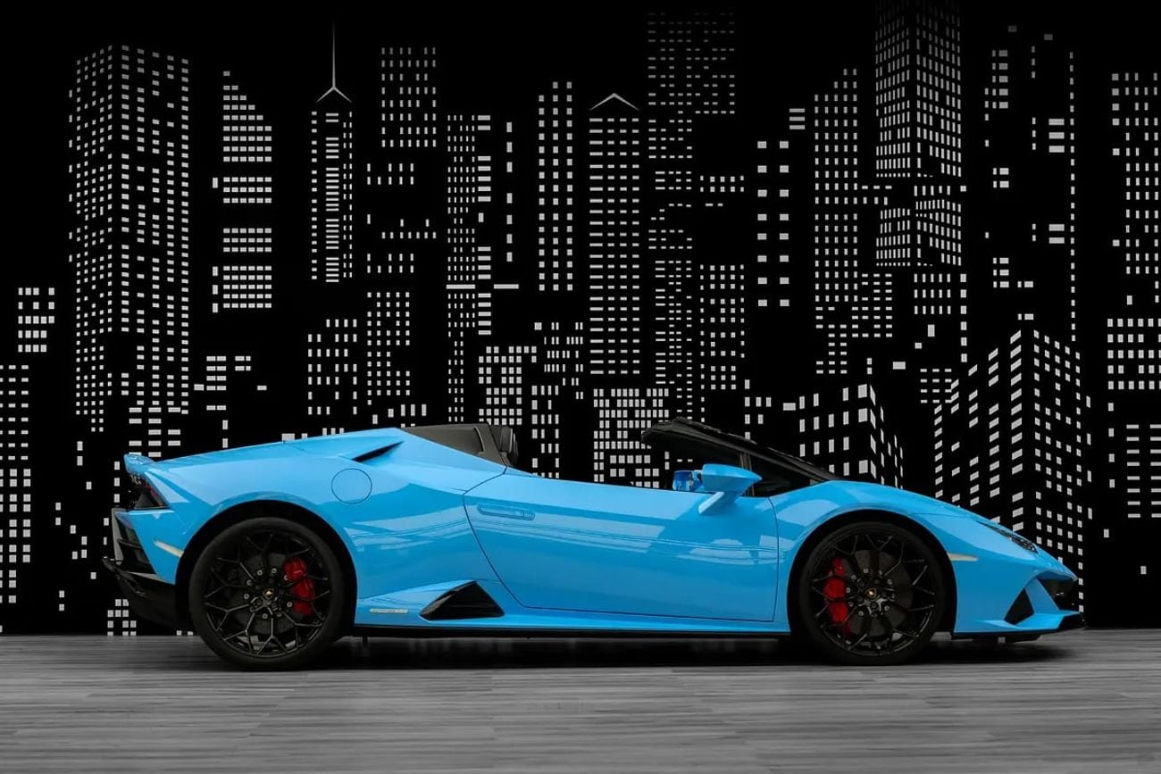 Lamborghini Huracan Evo Spyder LAMBORGHINI | HURACAN EVO SPYDER | BLUE CEPHEUS COLOR | CARBON INTERIOR