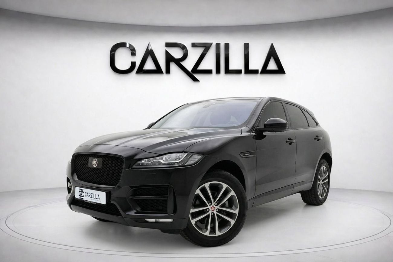 Jaguar F Pace R-Sport 2.0L l AED 1,665 P.M. l 0% Downpayment l R-Sport l 1 Year Warranty