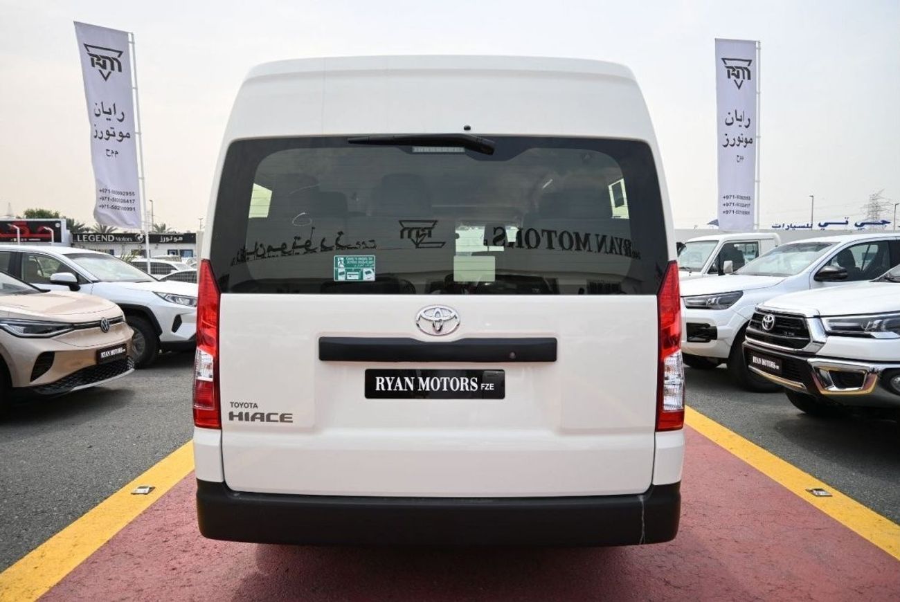 تويوتا هاياس تويوتا هايس سقف مرتفع ، 3.5 لتر بنزين ، دفع خلفي ، فان ، ناقل حركة أوتوماتيكي ، 13 مقعد ، وسائد هوائ