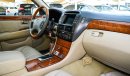 Lexus LS 430 Imported 1/2 Ultra 2006 model, white color, leather opening, wooden wheels, electric mirrors, electr
