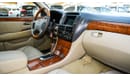 Lexus LS430 Imported 1/2 Ultra 2006 model, white color, leather opening, wooden wheels, electric mirrors, electr