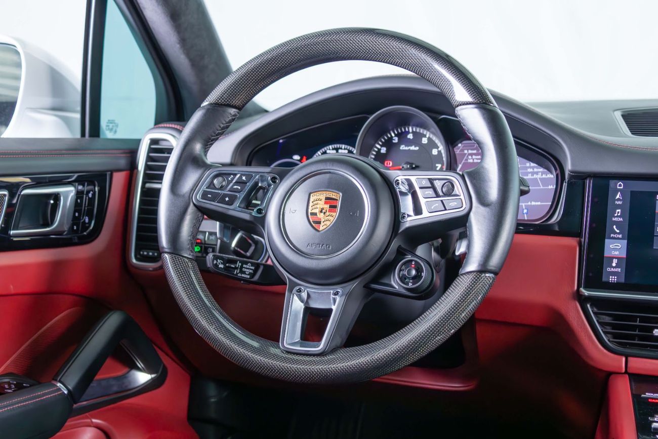 Porsche Cayenne Turbo 4.0L (550 HP) Special Order-Al Nabooda Warranty Until 10/2026-22 Inch Forged Rims