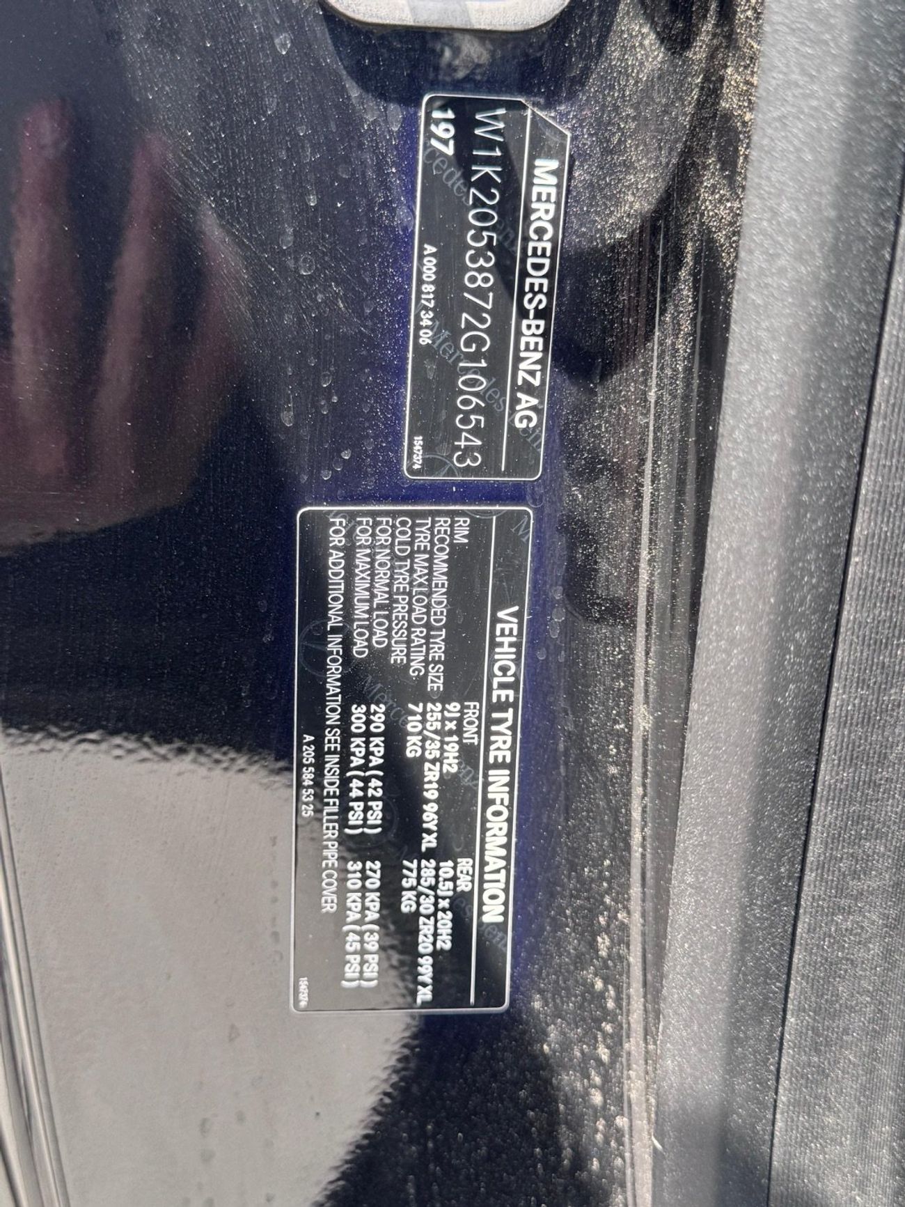 مرسيدس بنز C 63 S Export from Australia